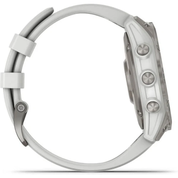 Garmin epix (Gen 2) Sapphire, Titan/White silikonový řemínek - Obrázek 6
