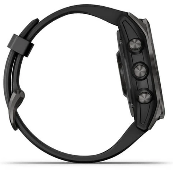 Garmin fenix 7S Sapphire Solar Titan Carbon Gray/Black Silicone Band - Obrázek 5