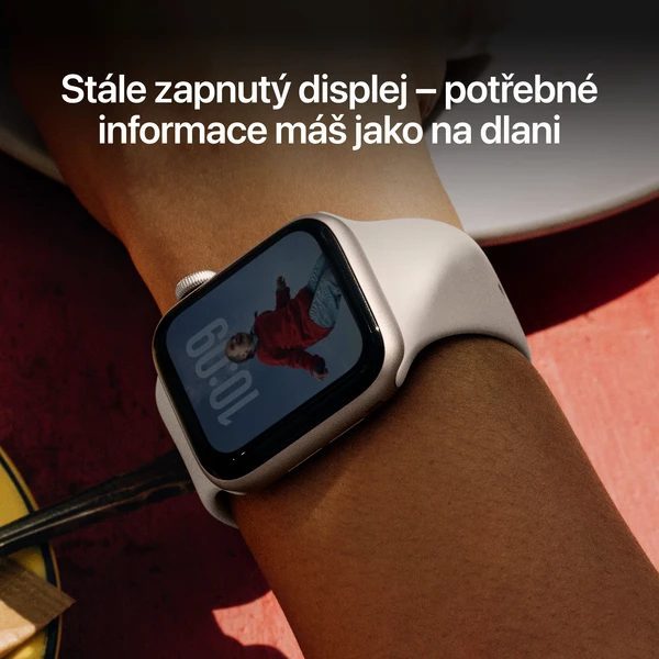 Apple Watch SE 3 (2025) Cellular 40mm Hvězdně bílý hliník s hvězdně bílým sportovním řemínkem M/L - Obrázek 5