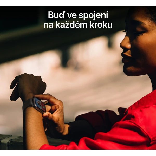 Apple Watch Series 11 (42mm) Růžově zlatý hliník se světle ruměným sportovním řemínkem M/L - Obrázek 7