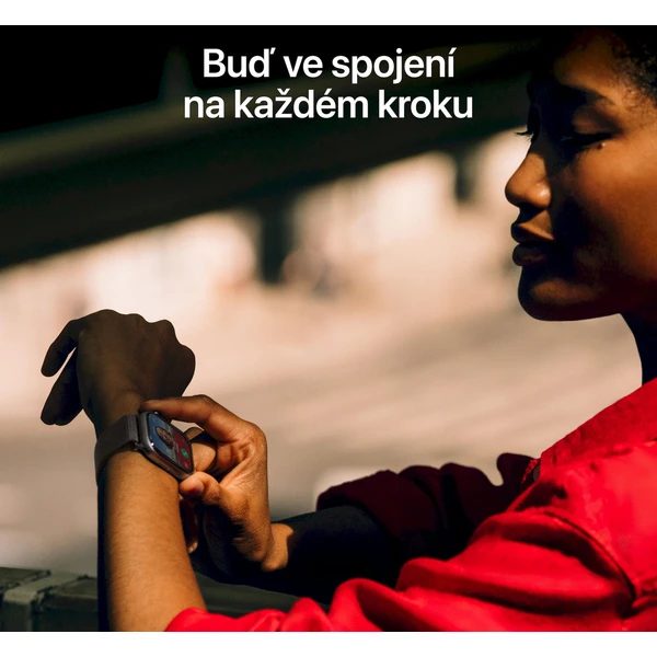 Apple Watch Series 11 Cellular (42mm) Břidlicově šedý titan s břidlicově šedým milánským tahem - Obrázek 7