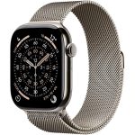 Apple Watch Series 11 Cellular (42mm) Přírodní titan s přírodním milánským tahem