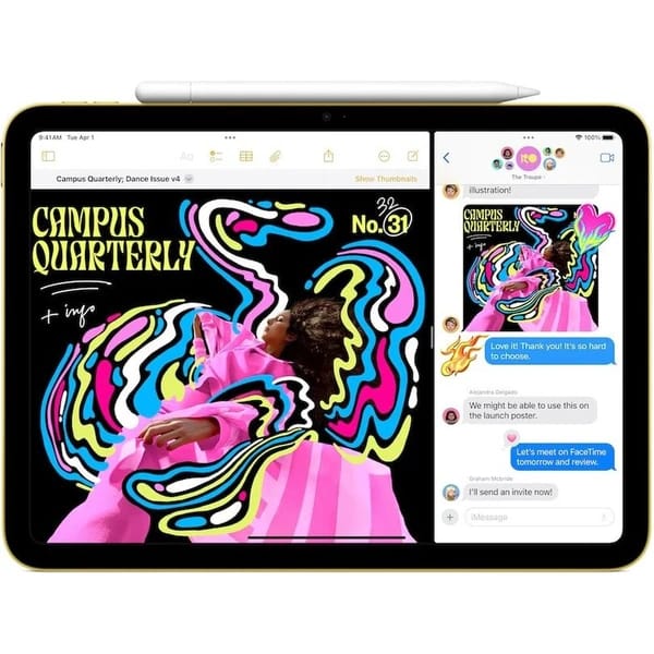 Apple iPad 11" 256GB Wi-Fi Silver (2025) - Obrázek 4