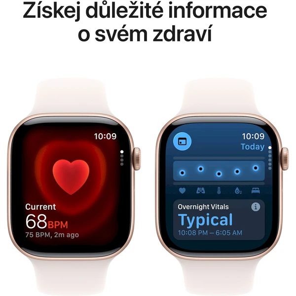 Apple Watch Series 11 Cellular (42mm) Zlatý Titan se světle ruměným sportovním řemínkem M/L - Obrázek 5