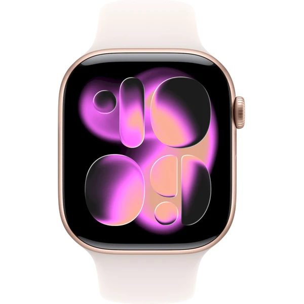 Apple Watch Series 11 Cellular (42mm) Zlatý Titan se světle ruměným sportovním řemínkem S/M - Obrázek 2