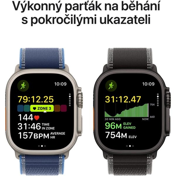 Apple Watch Ultra 3 (2025) 49mm Černý titan s černým alpským tahem M - Obrázek 4