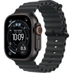 Apple Watch Ultra 3 (2025) 49mm Černý titan s černým oceánským řemínkem