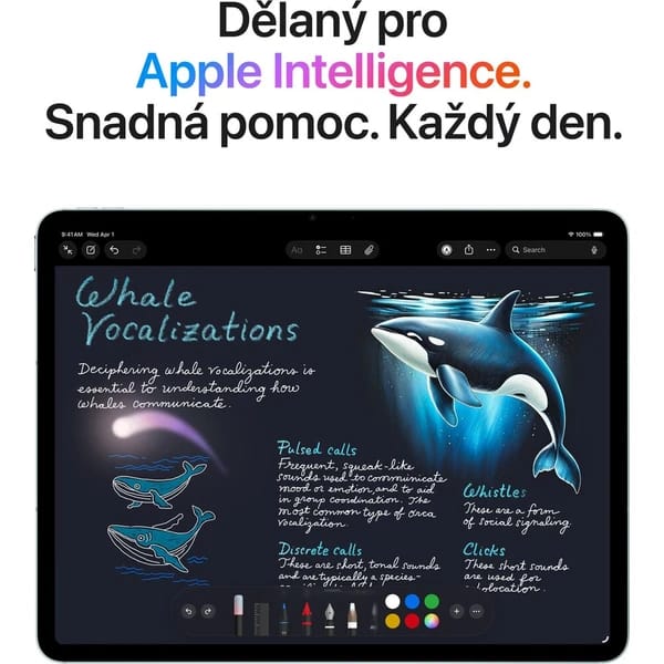Apple iPad Air 11" M4 128GB Cellular Blue (2026) - Obrázek 5
