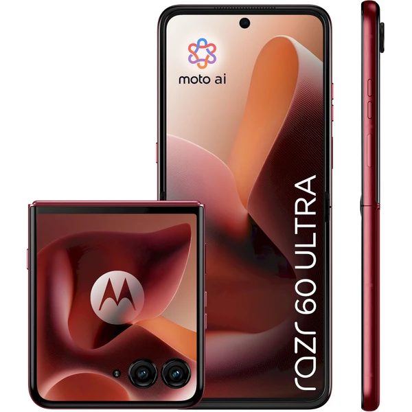Motorola Razr 60 Ultra 16GB/512GB PANTONE Rio Red - Obrázek 3