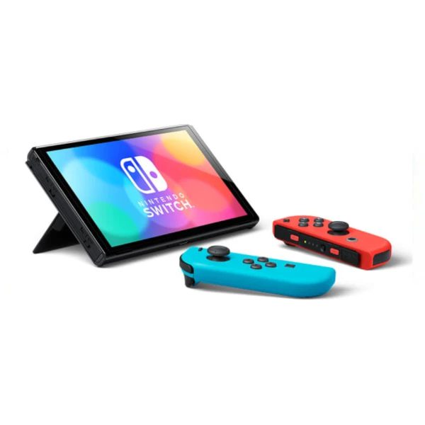Nintendo Switch - OLED Neon Blue/Neon Red - Obrázek 4
