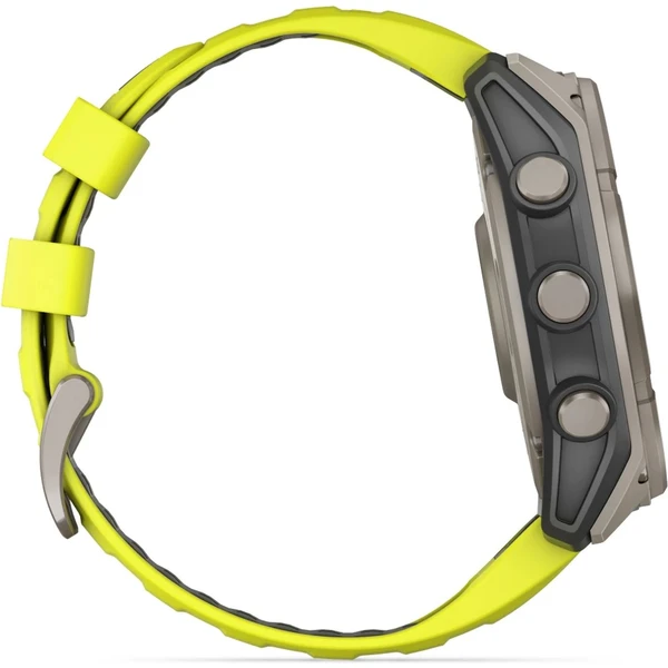 Garmin Fenix 8 Solar 51 mm Titan Yellow - Obrázek 6
