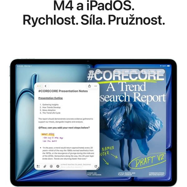 Apple iPad Air 11" M4 256GB Wi-Fi Blue (2026) - Obrázek 4
