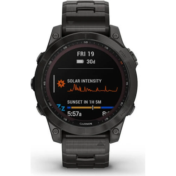 Garmin fenix 7 PRO Sapphire Solar Style, Titan Gray/Titan Band - Obrázek 3
