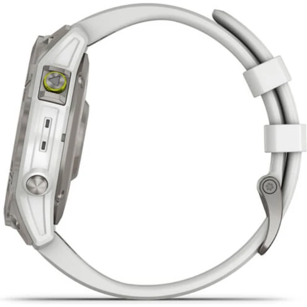 Garmin epix (Gen 2) Sapphire, Titan/White silikonový řemínek - Obrázek 7