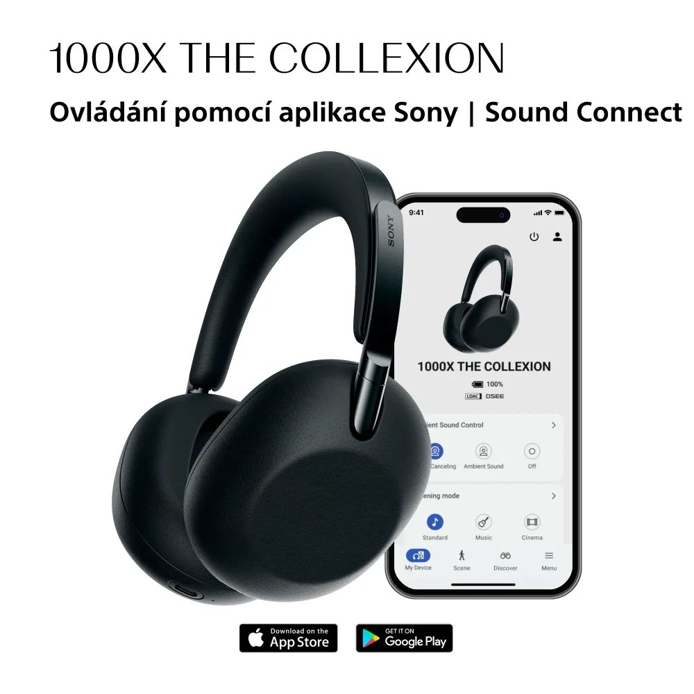 Sony WH-1000X THE COLLEXION Black - Obrázek 12