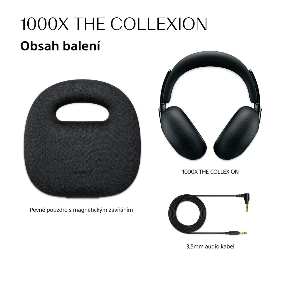 Sony WH-1000X THE COLLEXION Black - Obrázek 13