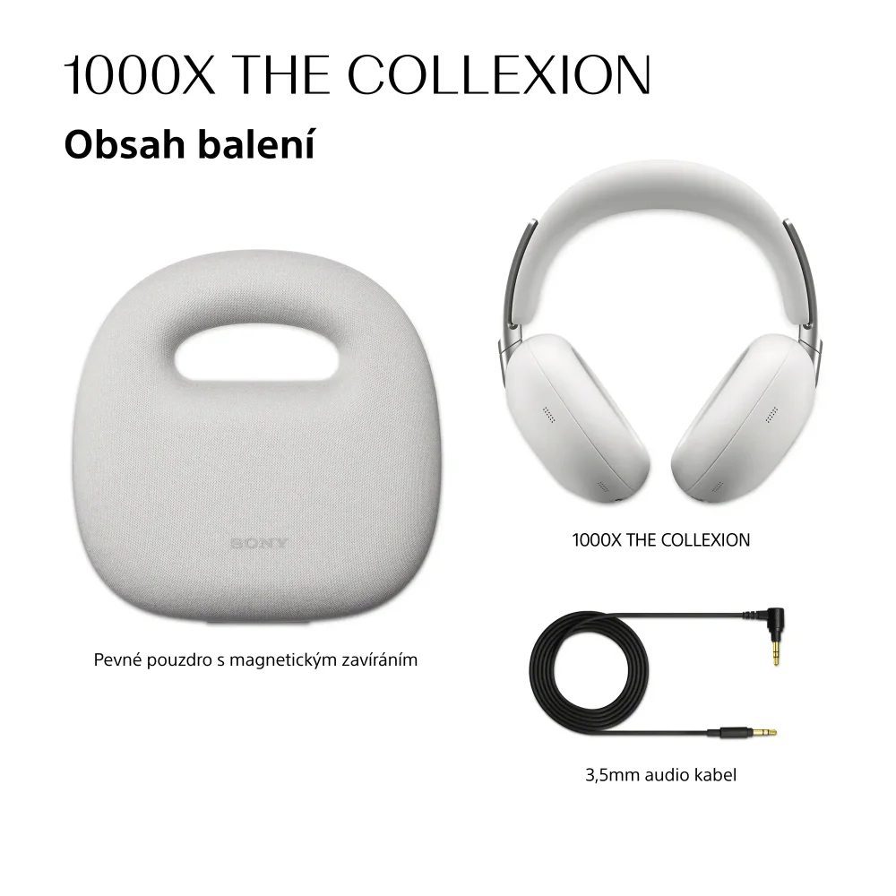 Sony WH-1000X THE COLLEXION Platinum - Obrázek 13