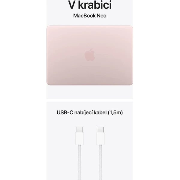 Apple MacBook Neo 13" CZ 256GB Blush - Obrázek 10