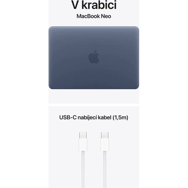 Apple MacBook Neo 13" CZ 512GB Indigo - Obrázek 10