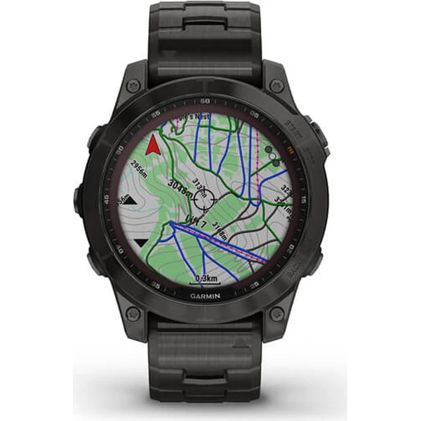 Garmin fenix 7 PRO Sapphire Solar Style, Titan Gray/Titan Band - Obrázek 5