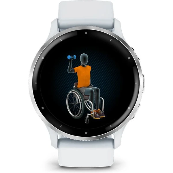 Garmin Venu 3 Silver/WhitestoneSilicone Band - Obrázek 8