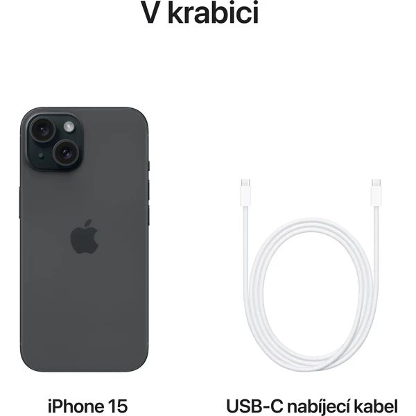Apple iPhone 15 128GB Black - Obrázek 9