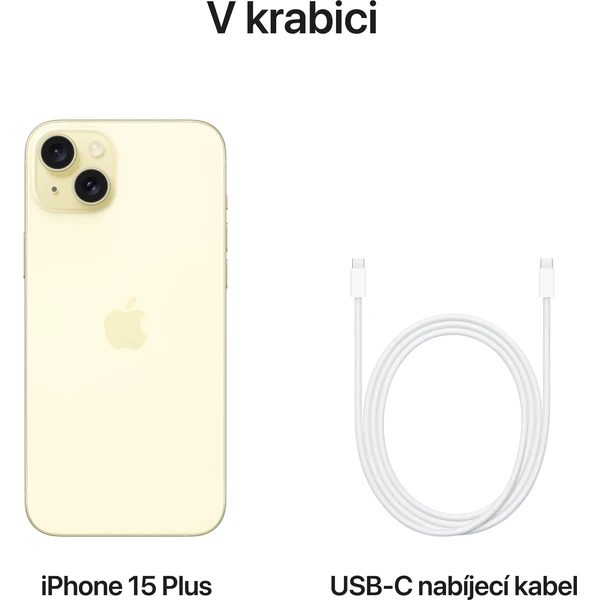 Apple iPhone 15 Plus 128GB Yellow - Obrázek 9