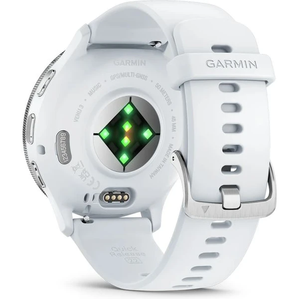 Garmin Venu 3 Silver/WhitestoneSilicone Band - Obrázek 4