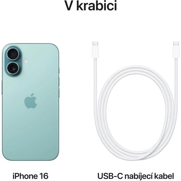 Apple iPhone 16 128GB Teal - Obrázek 9