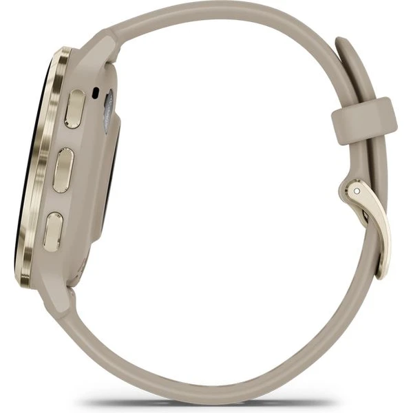 Garmin Venu 3S Cream Gold/French Gray Silicone Band - Obrázek 7