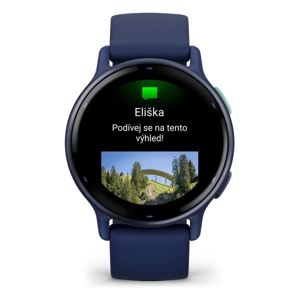 Garmin Vívoactive 5 Navy Silicone Band - Obrázek 5