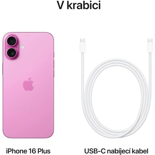 Apple iPhone 16 Plus 128GB Pink - Obrázek 9