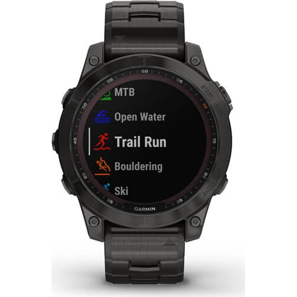 Garmin fenix 7 PRO Sapphire Solar Style, Titan Gray/Titan Band - Obrázek 8