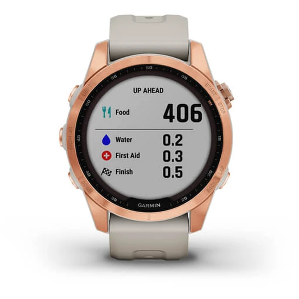 Garmin fenix 7S PRO Solar Rose Gold, Sand Silicone Band - Obrázek 8