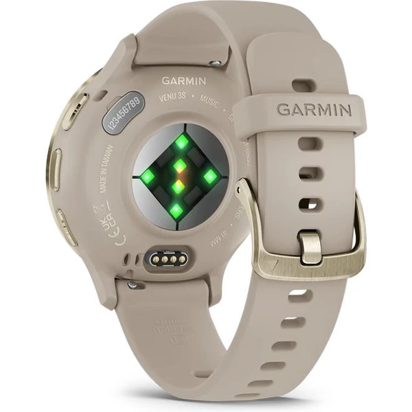 Garmin Venu 3S Cream Gold/French Gray Silicone Band - Obrázek 4