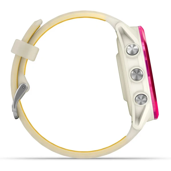 Garmin Forerunner 570 42 mm Pink hliníková luneta s White/Yellow poloprůhledným řemínkem - Obrázek 6