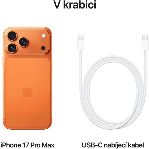 Apple iPhone 17 Pro Max 1TB Cosmic Orange - Obrázek 9