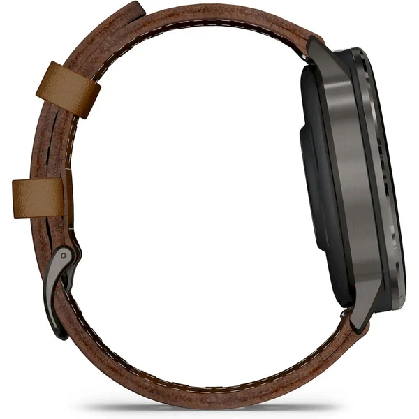Garmin Venu 4 (45 mm) Slate/Black silikonový řemínek a Brown kožený řemínek - Obrázek 5