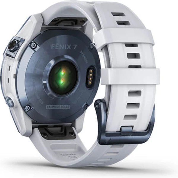 Garmin fenix 7 PRO Sapphire Solar Titan Blue/White Silicone Band - Obrázek 11