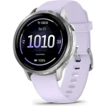 Garmin Venu 4 (41 mm) Silver/Purple silikonový řemínek