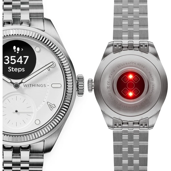 Withings Scanwatch Nova Brilliant Edition 39mm Silver - Obrázek 6
