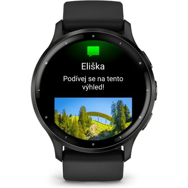 Garmin Venu 3 Slate/Black Silicone Band - Obrázek 5