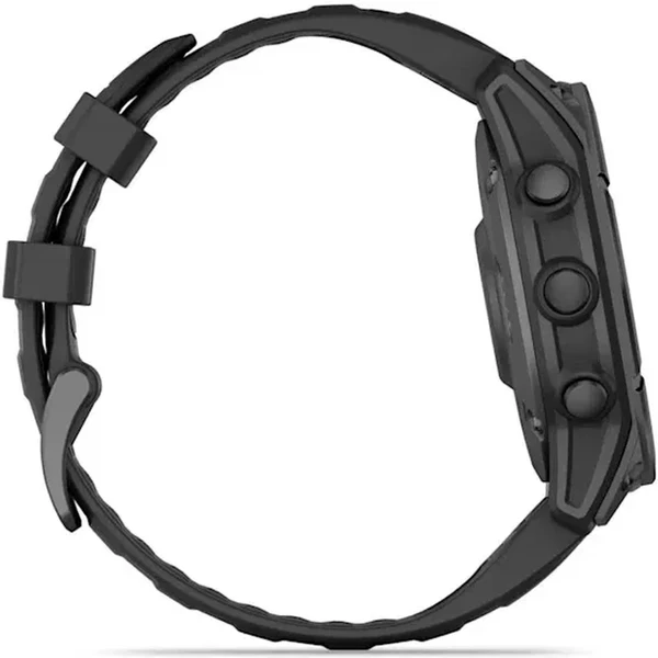 Garmin Fenix E 47 mm Gray Steel/Black Silicone Band - Obrázek 6