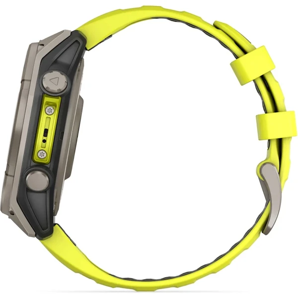 Garmin Fenix 8 Solar 47mm Gray Yellow/Graphite Band - Obrázek 5