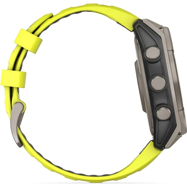 Garmin Fenix 8 Solar 47mm Gray Yellow/Graphite Band - Obrázek 6