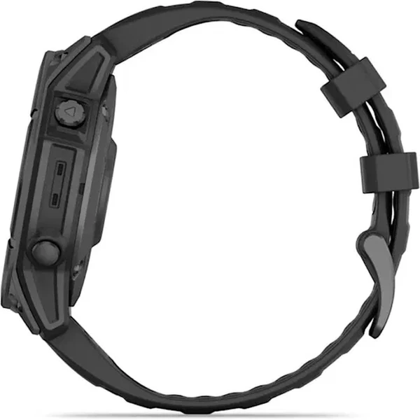 Garmin Fenix E 47 mm Gray Steel/Black Silicone Band - Obrázek 5