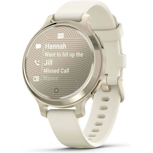 Garmin Lily 2 Active Lunar Gold s řemínkem Bone - Obrázek 3