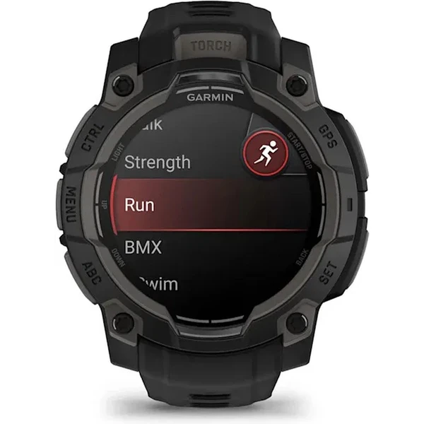 Garmin Instinct 3 45mm Black s Black páskem - Obrázek 3