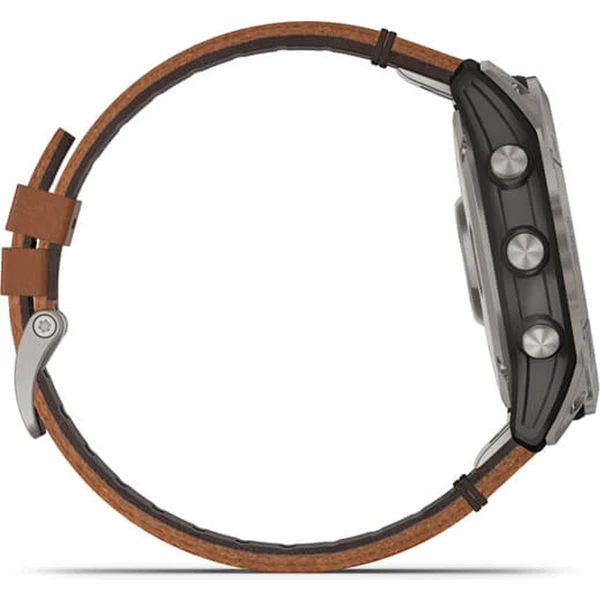 Garmin fenix 7X PRO Sapphire Solar Titan/Brown Leather Band - Obrázek 6