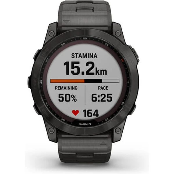 Garmin fenix 7X PRO Sapphire Solar Style, Titan Carbon Gray/Carbon Gray Titan Band - Obrázek 7